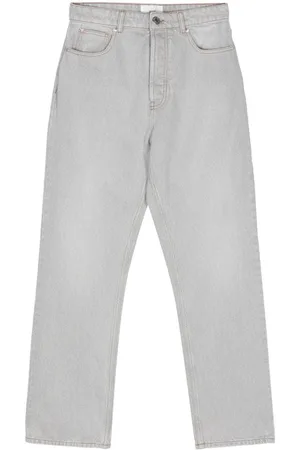 Ami Tapered-Jeans mit Logo-Patch