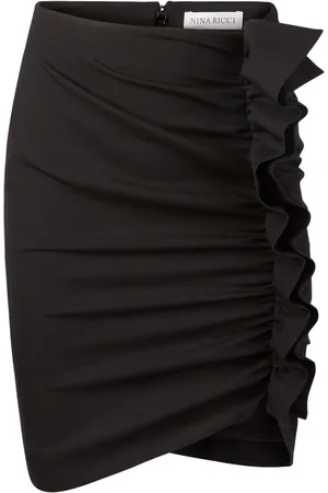 Nina Ricci Drapierter Rüschenrock