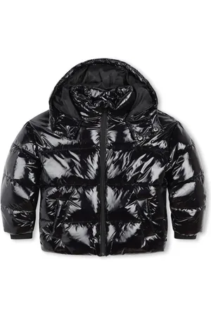 Karl Lagerfeld Gefütterte Jacke mit Logo-Print