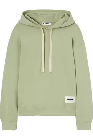 Jil Sander Hoodie mit Logo-Applikation