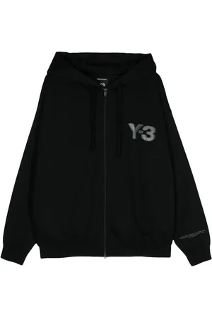 Y-3 Kapuzenjacke mit Logo-Print