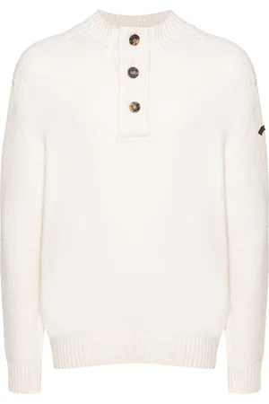 Paul & Shark Pullover aus Chenille mit Stehkragen