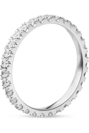 VEYNOU 18kt Memory Ring aus recyceltem Weissgold mit Diamanten
