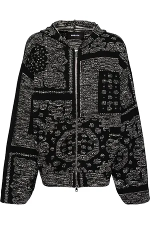 Breathe Kapuzenjacke mit Jacquardmuster