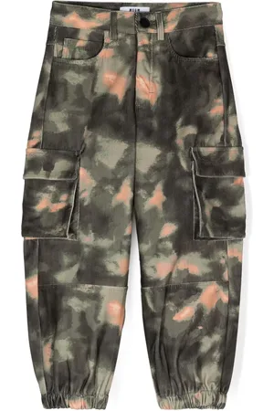 Msgm Tapered-Hose aus Camouflage-Cord
