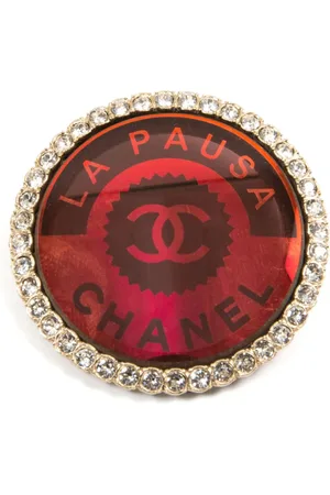 CHANEL 2019 La Pausa Brosche mit Strass