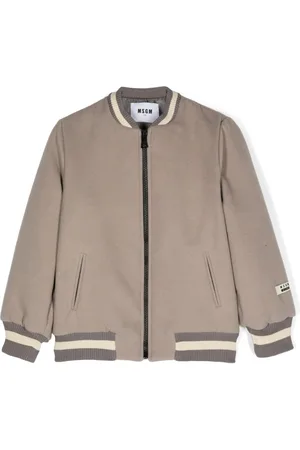 Msgm Bomberjacke mit Logo-Print