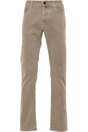 Jacob Cohen Halbhohe Bard Straight-Leg-Jeans