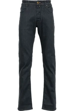 Jacob Cohen Halbhohe Bard Straight-Leg-Jeans