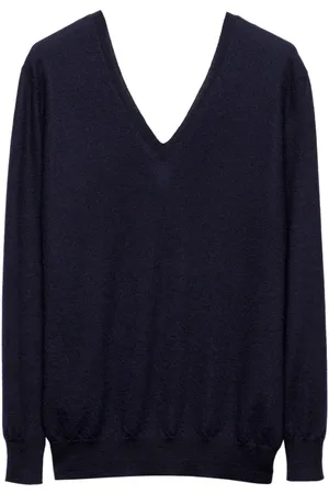 Prada Kaschmirpullover mit V-Ausschnitt