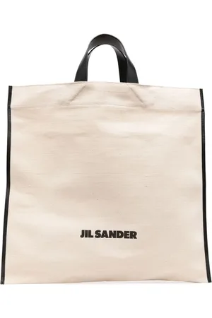 Jil Sander Border Book Tote Bag aus Canvas