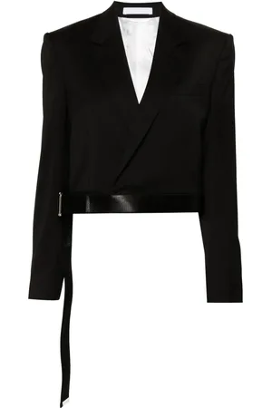 Helmut Lang Wrap Cropped-Blazer