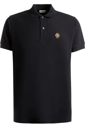 Bally Bio-Baumwoll-Poloshirt mit Logo-Patch