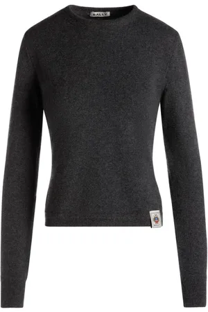Bally Kaschmirpullover mit Logo-Patch