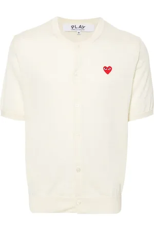 Comme des Garçons Cardigan mit Herz-Patch