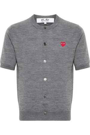 Comme des Garçons Cardigan mit Herz-Patch
