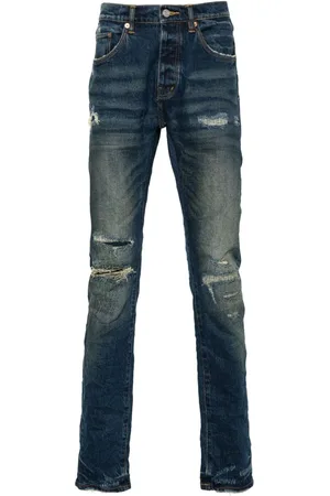 Purple Brand Skinny-Jeans im Distressed-Look