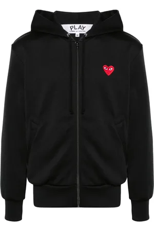 Comme des Garçons Hoodie mit Herzapplikation