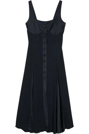 Dior 1990s Midikleid mit Knopfleiste