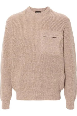 Ermenegildo Zegna Fein gestrickter Kaschmirpullover