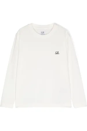 C.P. Company T-Shirt mit Logo-Stickerei