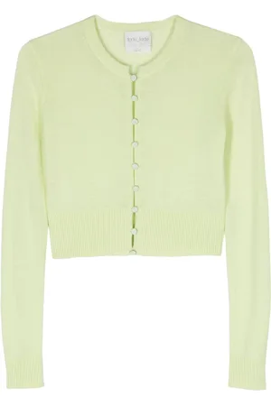 FORTE FORTE Cropped-Cardigan mit rundem Ausschnitt
