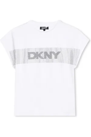 DKNY T-Shirt mit Kristallen