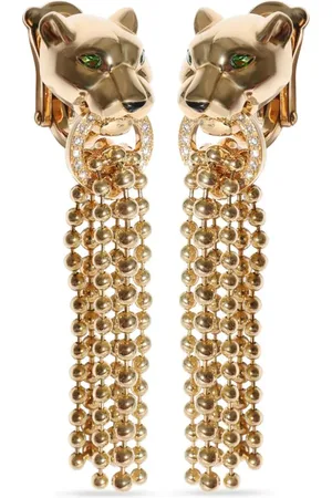Cartier 18kt Panthère de Gelbgoldring mit Diamanten