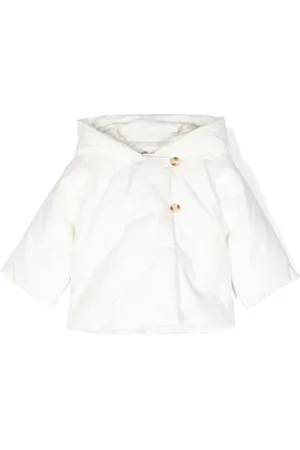BONPOINT Cherry-embroidered padded jacket