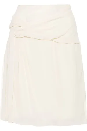 Dior 2010 drapierter Minirock aus Seide