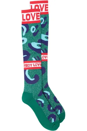 Charles Jeffrey Loverboy Monster Socken aus Lurex
