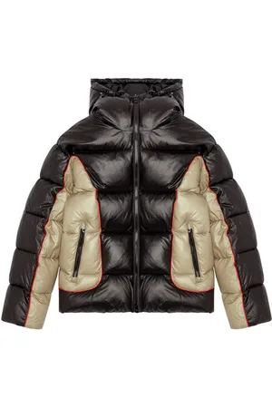 Diesel Wattierte W-Ostend Jacke mit Einsätzen