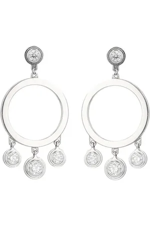 Cartier 2010s 18kt Léger Weißgoldohrringe mit Diamant