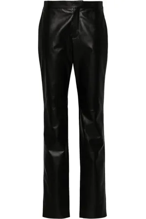 Ralph Lauren Lederhose mit schmalem Bein