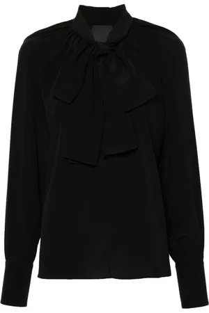 Givenchy Bluse aus Seidenkrepp mit 4G