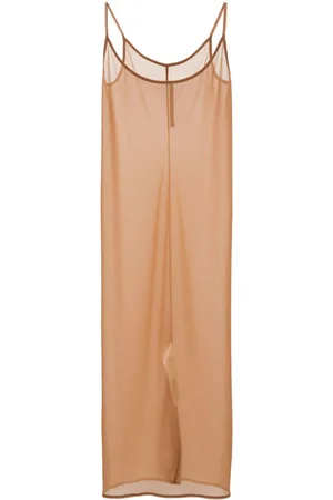 Rick Owens Semi-transparentes Midikleid