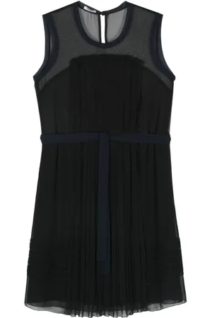 Miu Miu 2010 Seiden-Minikleid mit Falten
