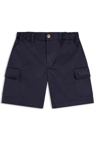 VERSACE Shorts mit Logo-Stickerei