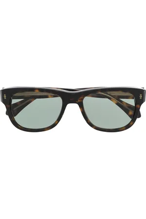 Cartier Eckige Sonnenbrille in Schildpattoptik