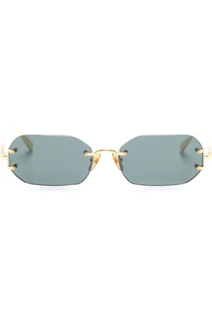 Linda Farrow Magali Sonnenbrille mit eckigem Gestell