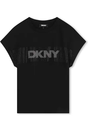 DKNY T-Shirt mit Kristallen