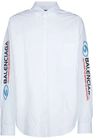 Balenciaga Hemd mit Logo-Print