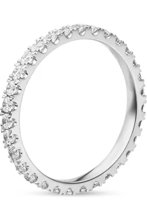 VEYNOU 18kt Memory Ring aus recyceltem Weissgold mit Diamanten