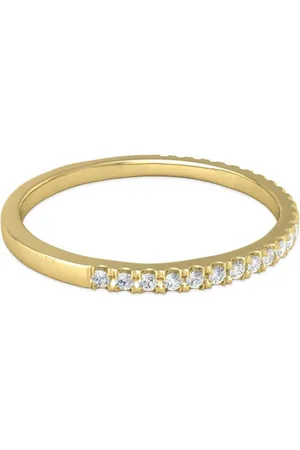 VEYNOU 18kt recycelter Mara Gelbgoldring mit Diamant