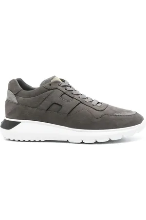 Hogan Sneakers aus Wildleder mit Logo-Patch