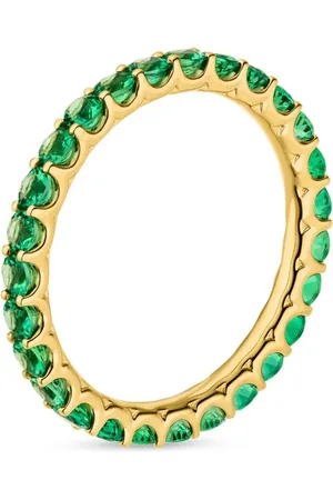 VEYNOU 14kt Evergreen Gelbgoldring mit Smaragd