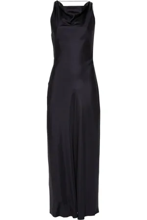Rohe Rückenfreies Maxikleid aus Seide