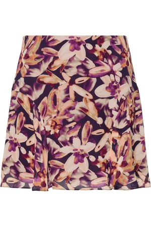 Patrizia Pepe Minirock aus Blumen-Georgette