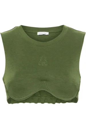 Patrizia Pepe Cropped-Tanktop mit Bügel-Cup