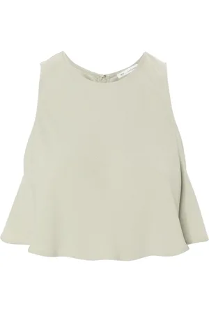 Ami Cropped-Top aus Krepp